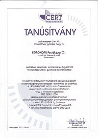 28001 tanúsítvány - egrokorr.hu