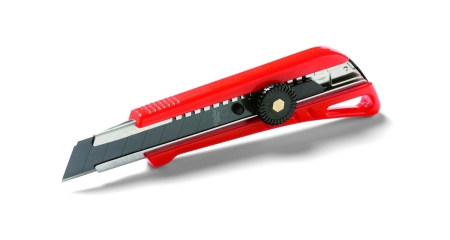 Schuller Samurai Secure 18mm vágókés, fém pengevezető, rögzítőcsavaros