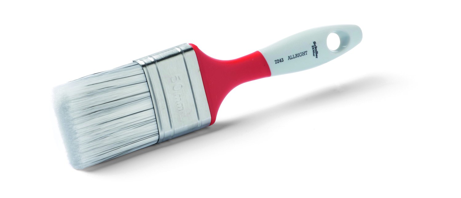 Schuller Allright M 50mm laposecset, szintetikus sörte, műanyag nyél